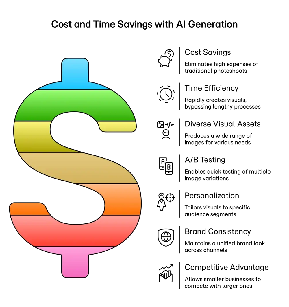 Cost and Time Savings with AI Generation