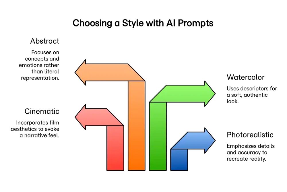 Choosing a Style with AI Prompts